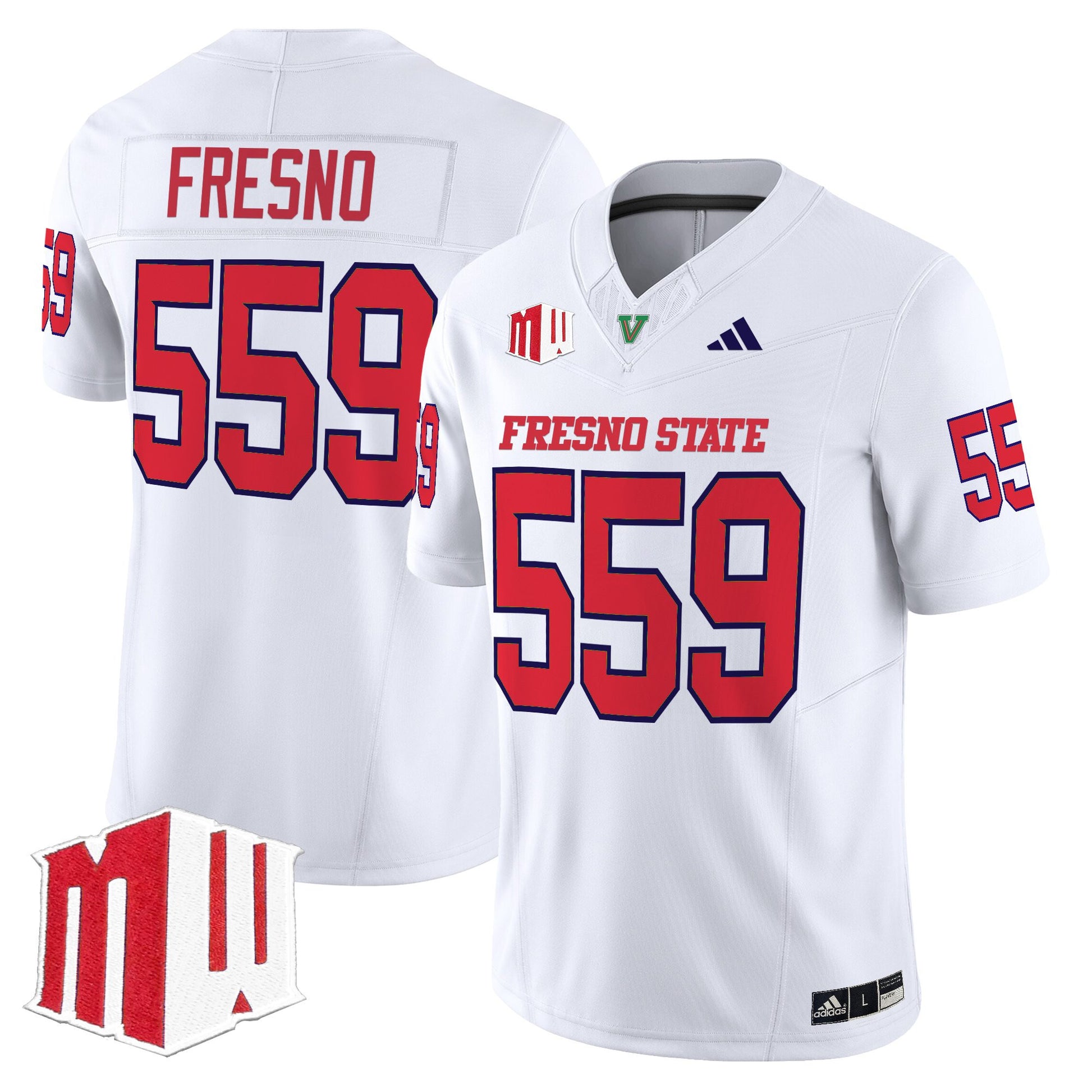 Men's Fresno State Bulldogs 2025 Vapor Limited Jersey - All Stitched