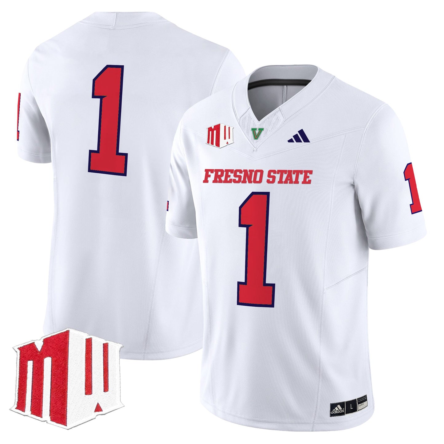 Men's Fresno State Bulldogs 2025 Vapor Limited Jersey - All Stitched