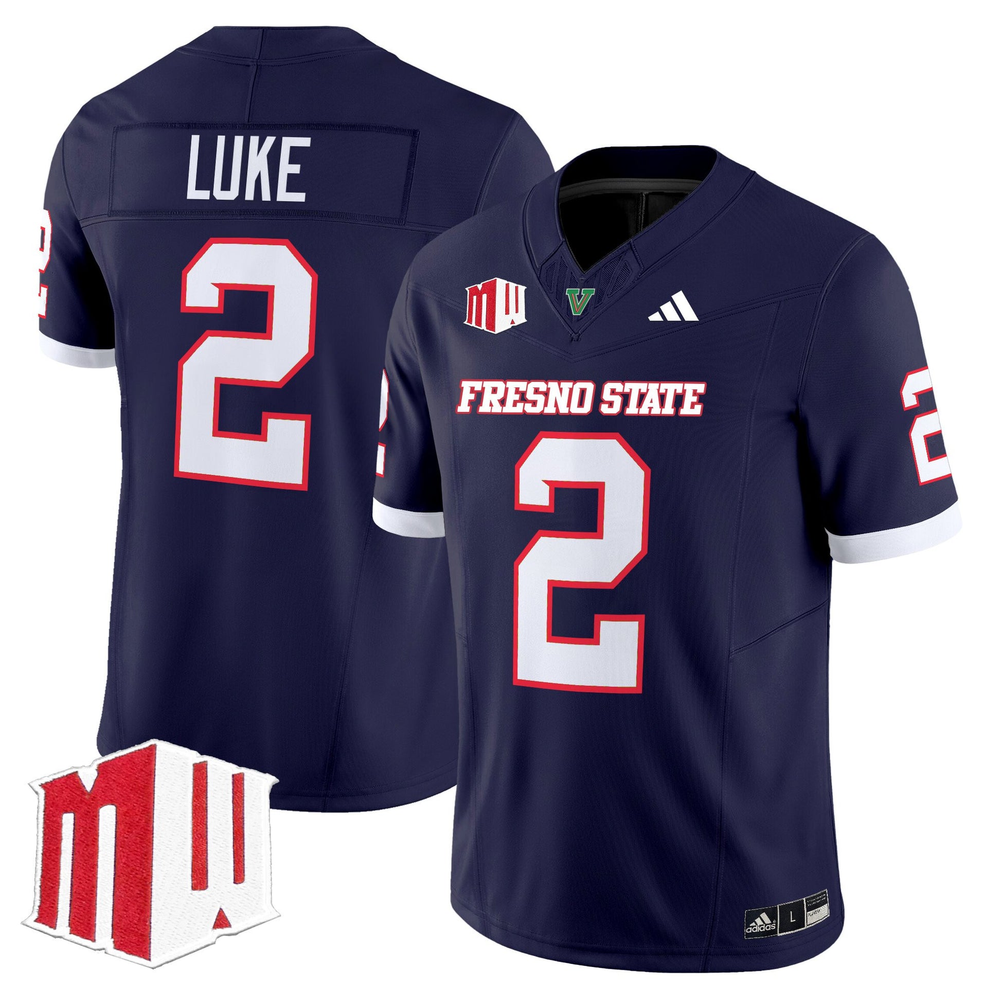 Men's Fresno State Bulldogs 2025 Vapor Limited Jersey - All Stitched