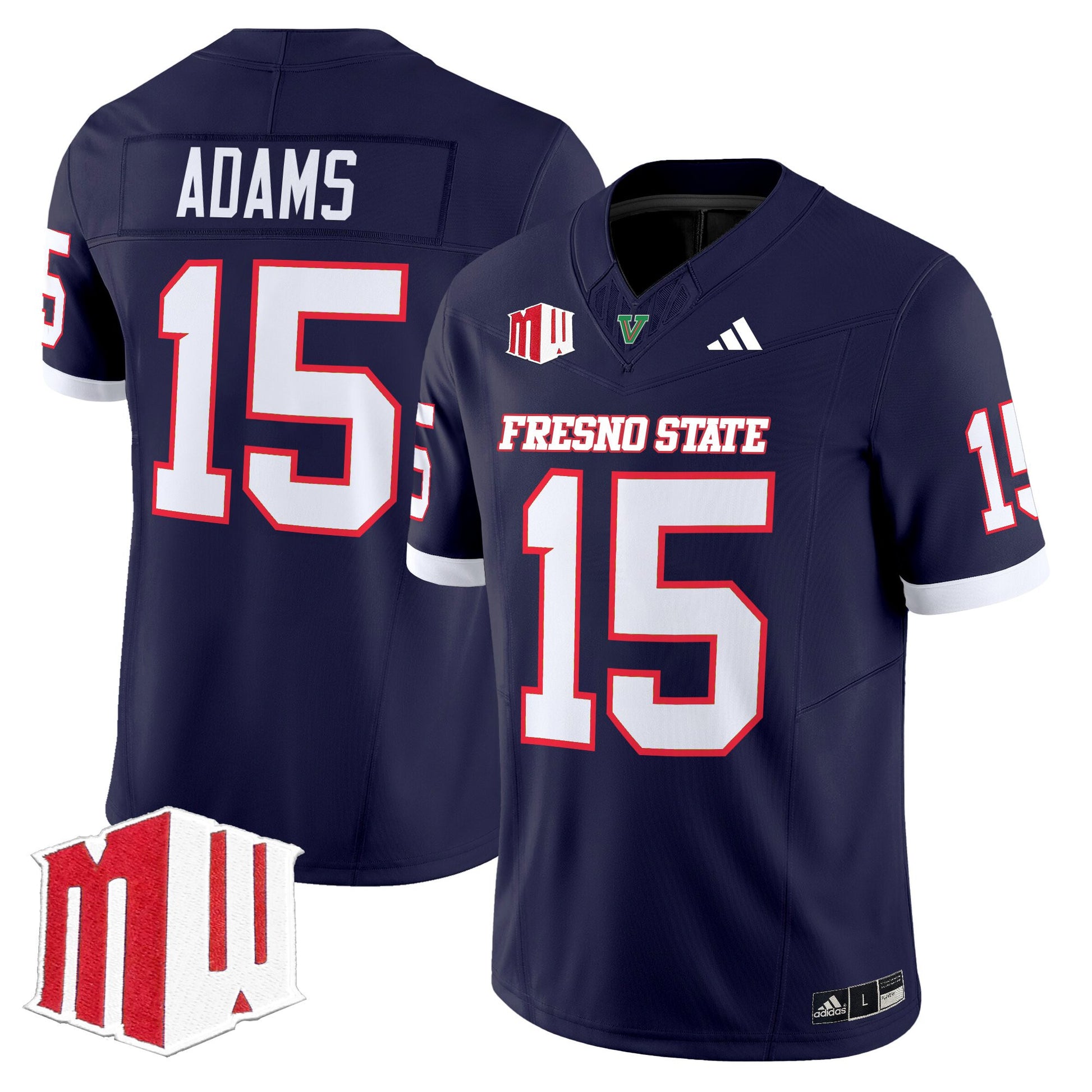 Men's Fresno State Bulldogs 2025 Vapor Limited Jersey - All Stitched