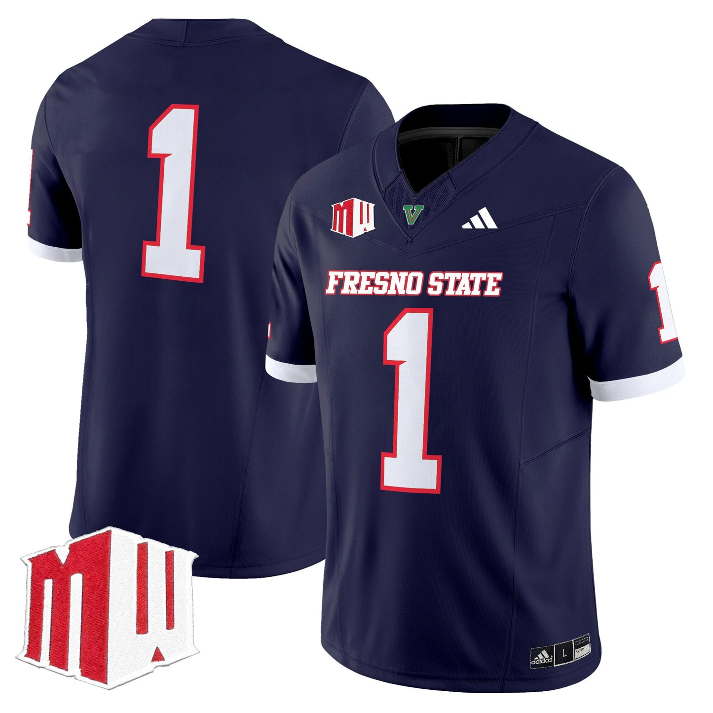 Men's Fresno State Bulldogs 2025 Vapor Limited Jersey - All Stitched