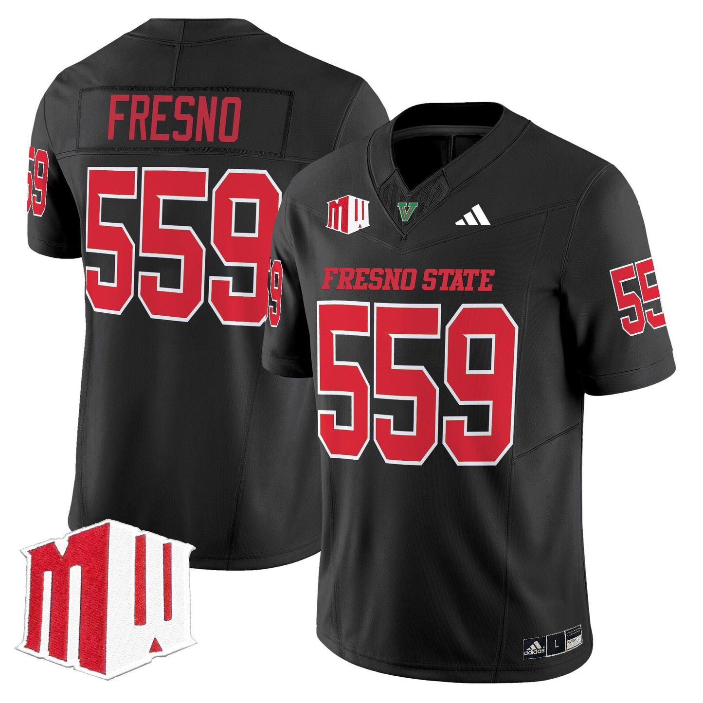 Men's Fresno State Bulldogs 2025 Vapor Limited Jersey - All Stitched