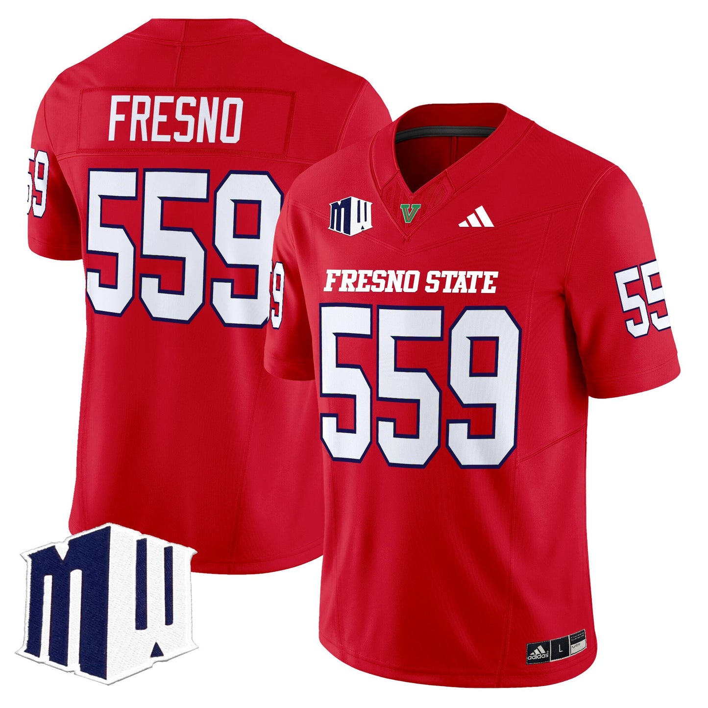 Men's Fresno State Bulldogs 2025 Vapor Limited Jersey - All Stitched