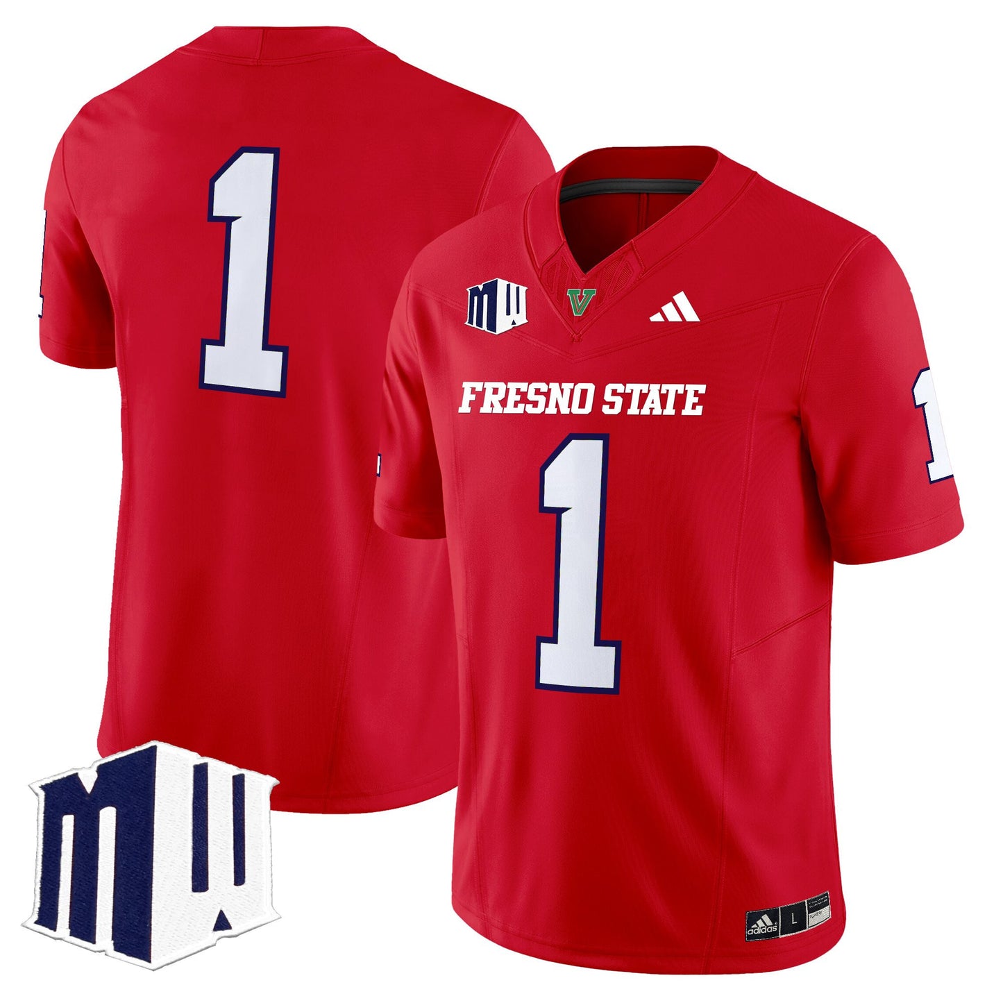 Men's Fresno State Bulldogs 2025 Vapor Limited Jersey - All Stitched