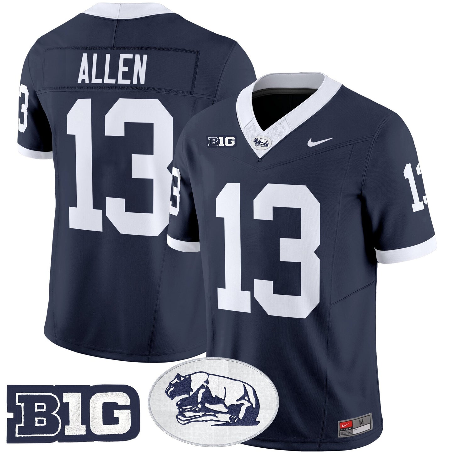 Men's Penn State Nittany Lions Throwback Vapor Limited Jersey - All Stitched