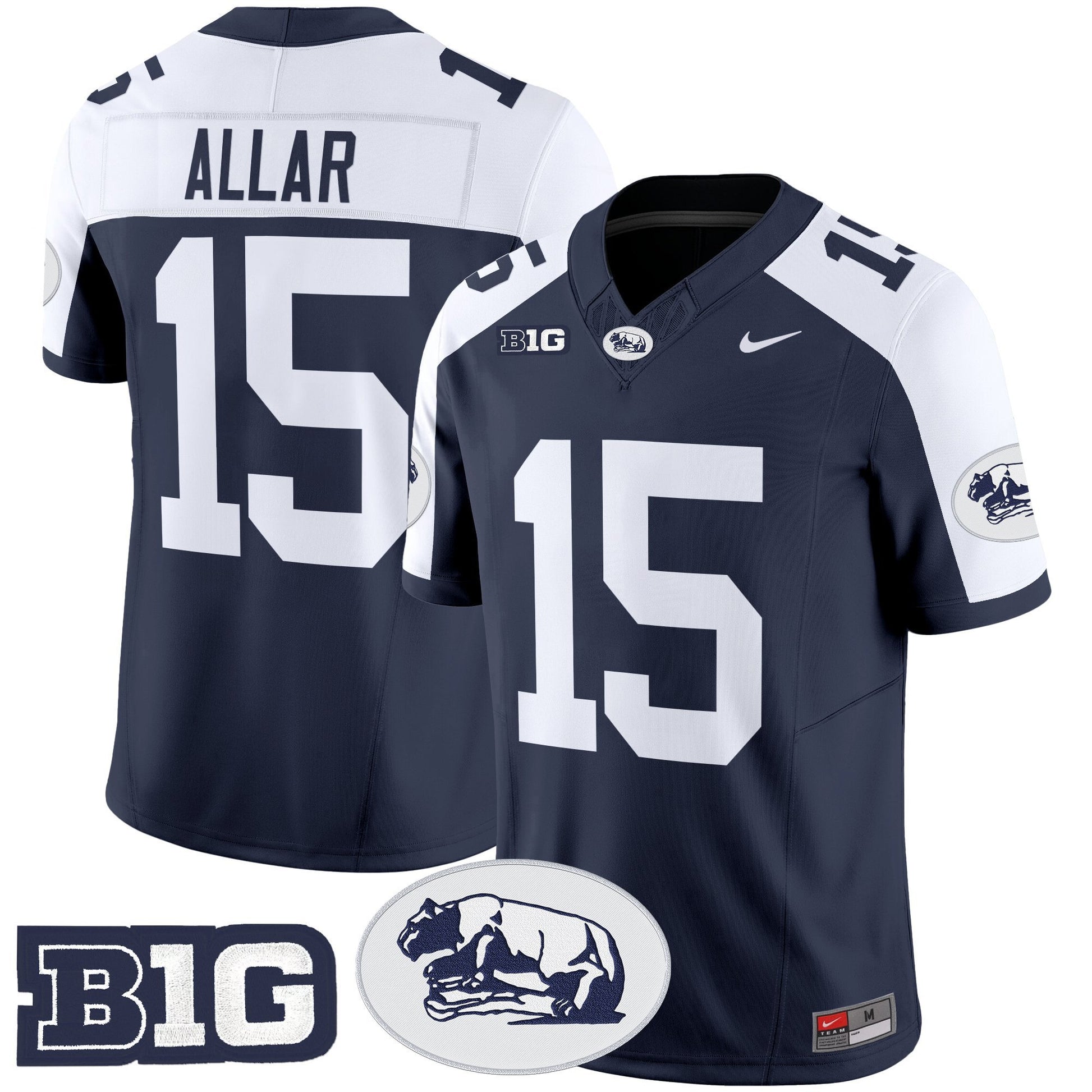 Men's Penn State Nittany Lions Throwback Vapor Limited Jersey - All Stitched