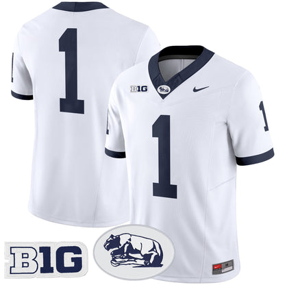 Men's Penn State Nittany Lions Throwback Vapor Limited Jersey - All Stitched