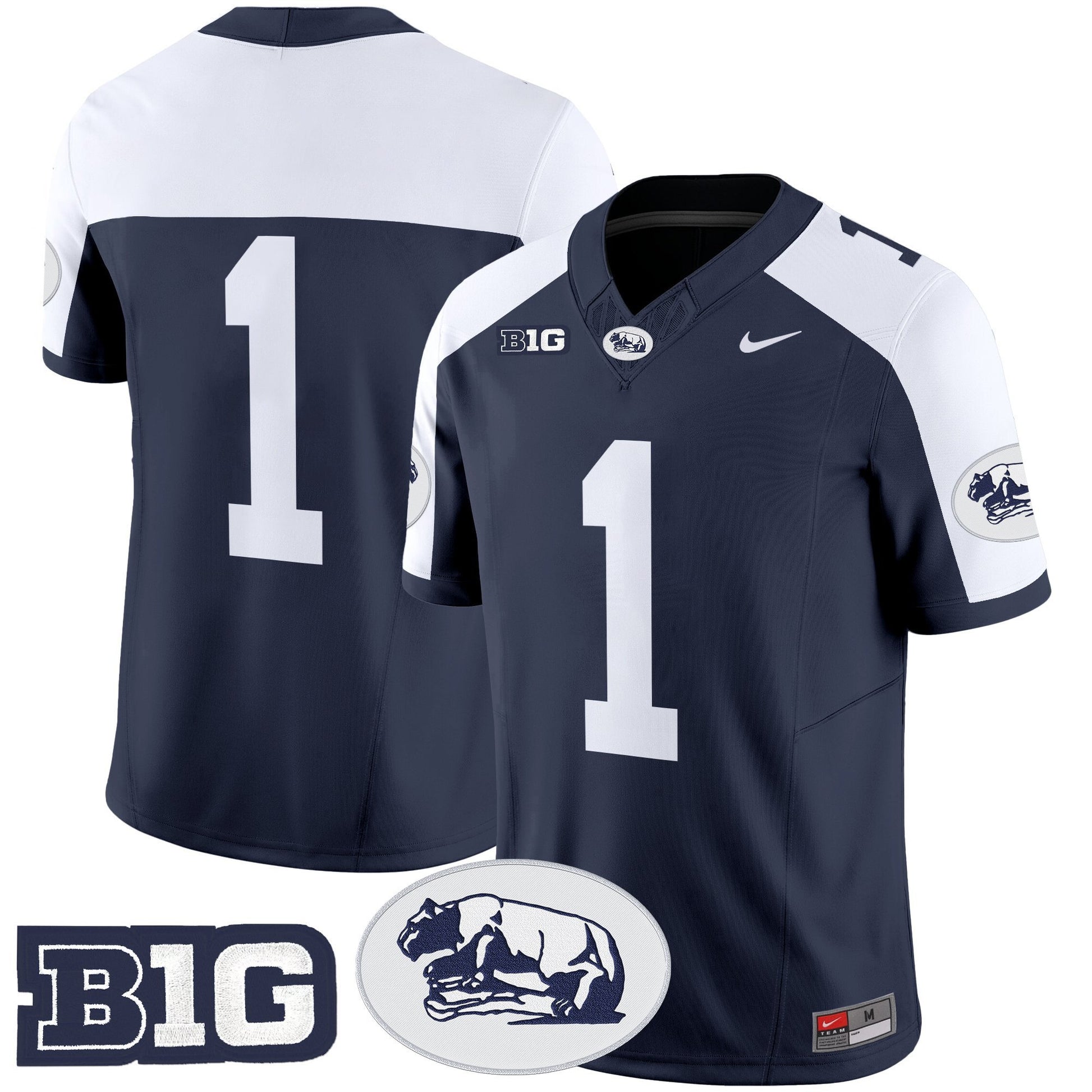 Men's Penn State Nittany Lions Throwback Vapor Limited Jersey - All Stitched