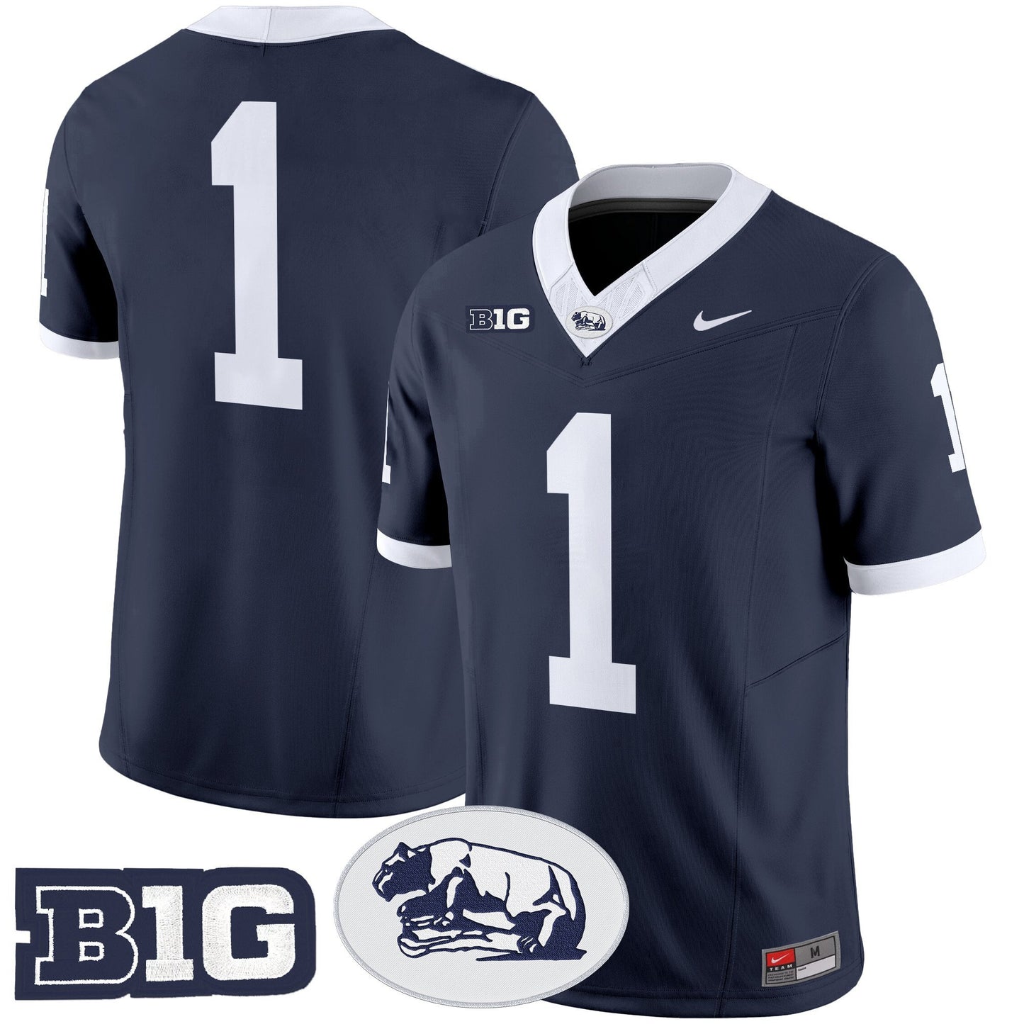 Men's Penn State Nittany Lions Throwback Vapor Limited Jersey - All Stitched