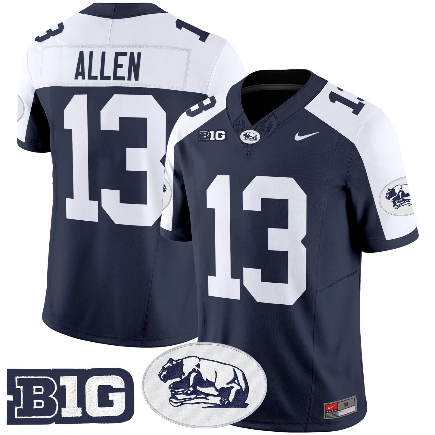 Men's Penn State Nittany Lions Throwback Vapor Limited Jersey - All Stitched