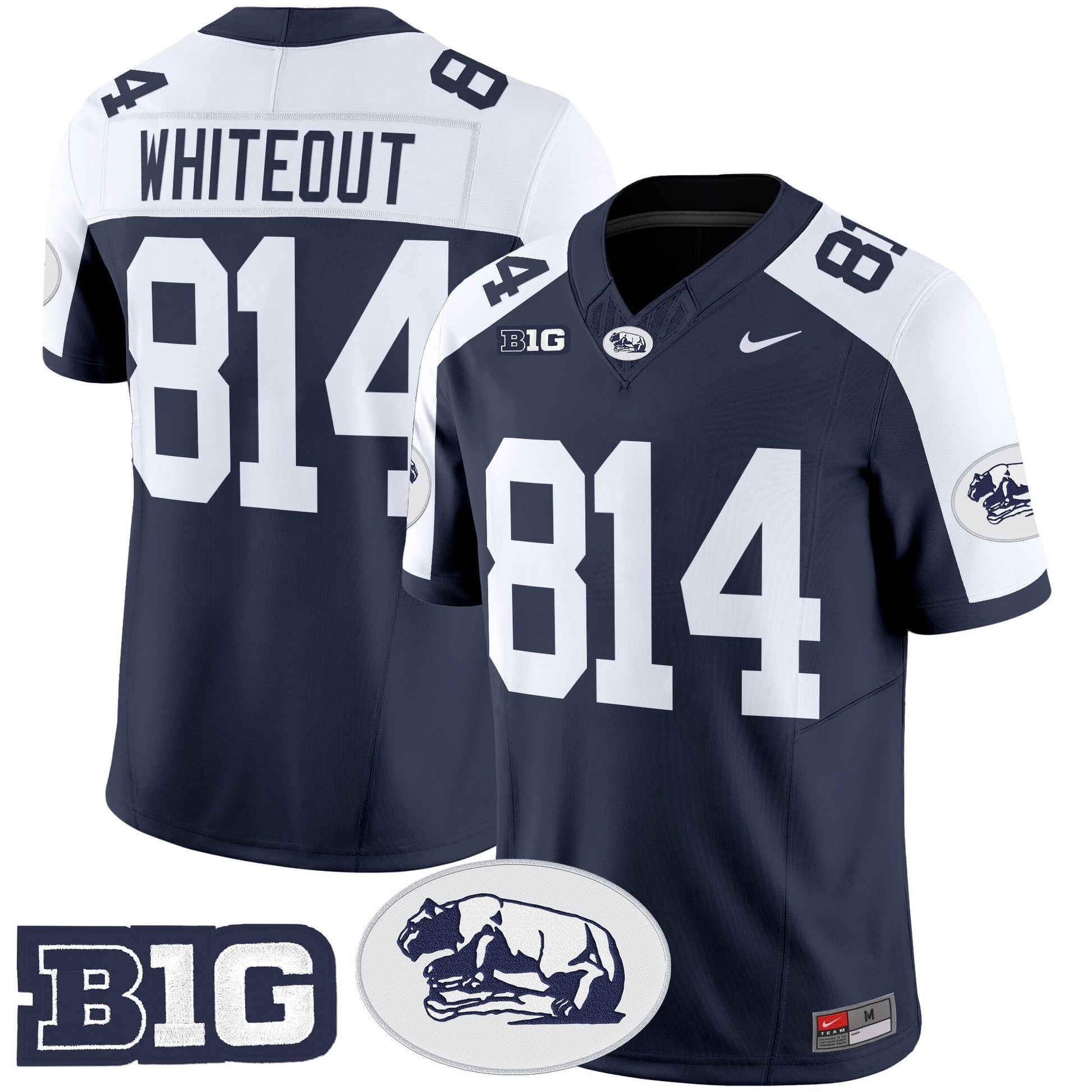 Men's Penn State Nittany Lions Throwback Vapor Limited Jersey - All Stitched