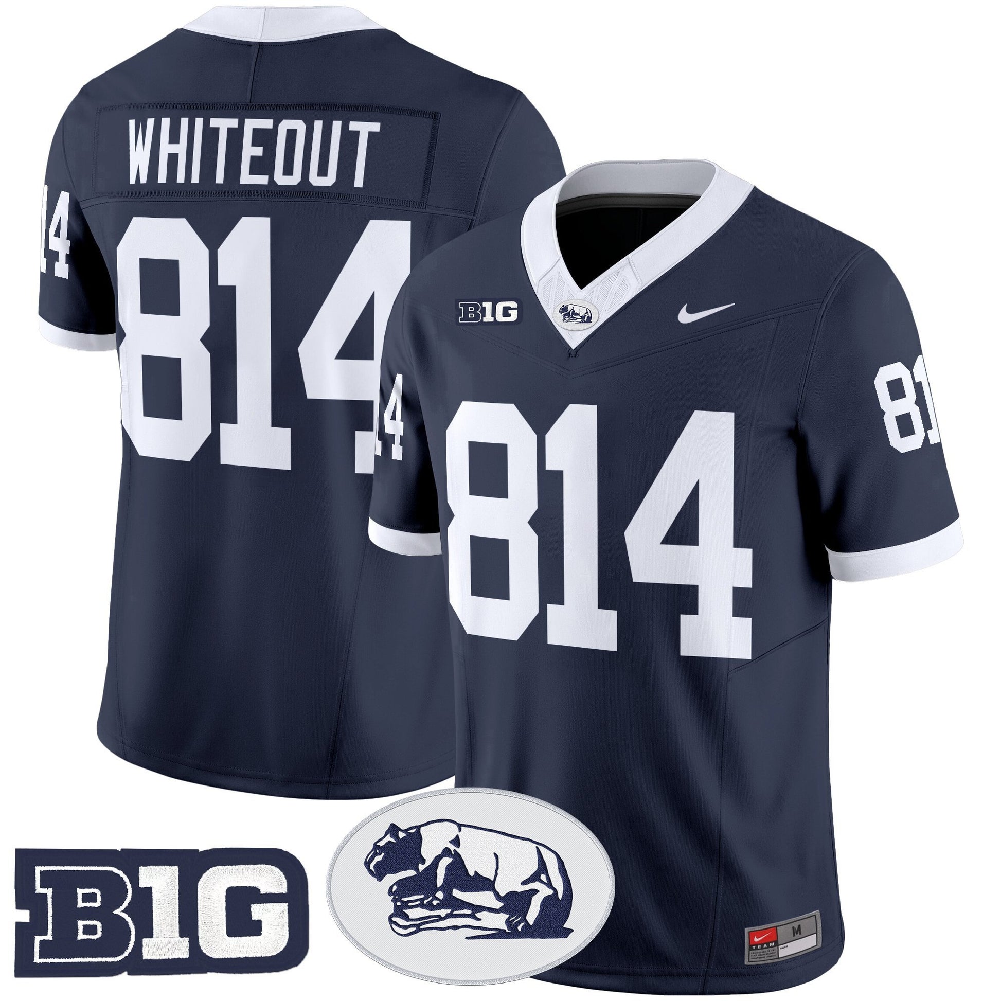 Men's Penn State Nittany Lions Throwback Vapor Limited Jersey - All Stitched