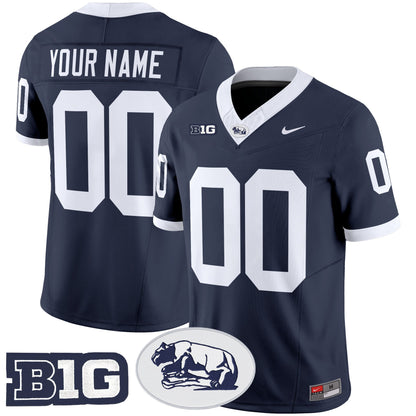 Penn State Nittany Lions Throwback Vapor Limited Custom Jersey - All Stitched