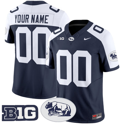 Penn State Nittany Lions Throwback Vapor Limited Custom Jersey - All Stitched