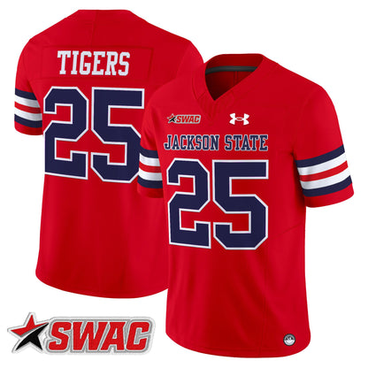 Men's Jackson State Tigers 2025 Vapor Limited Jersey - All Stitched