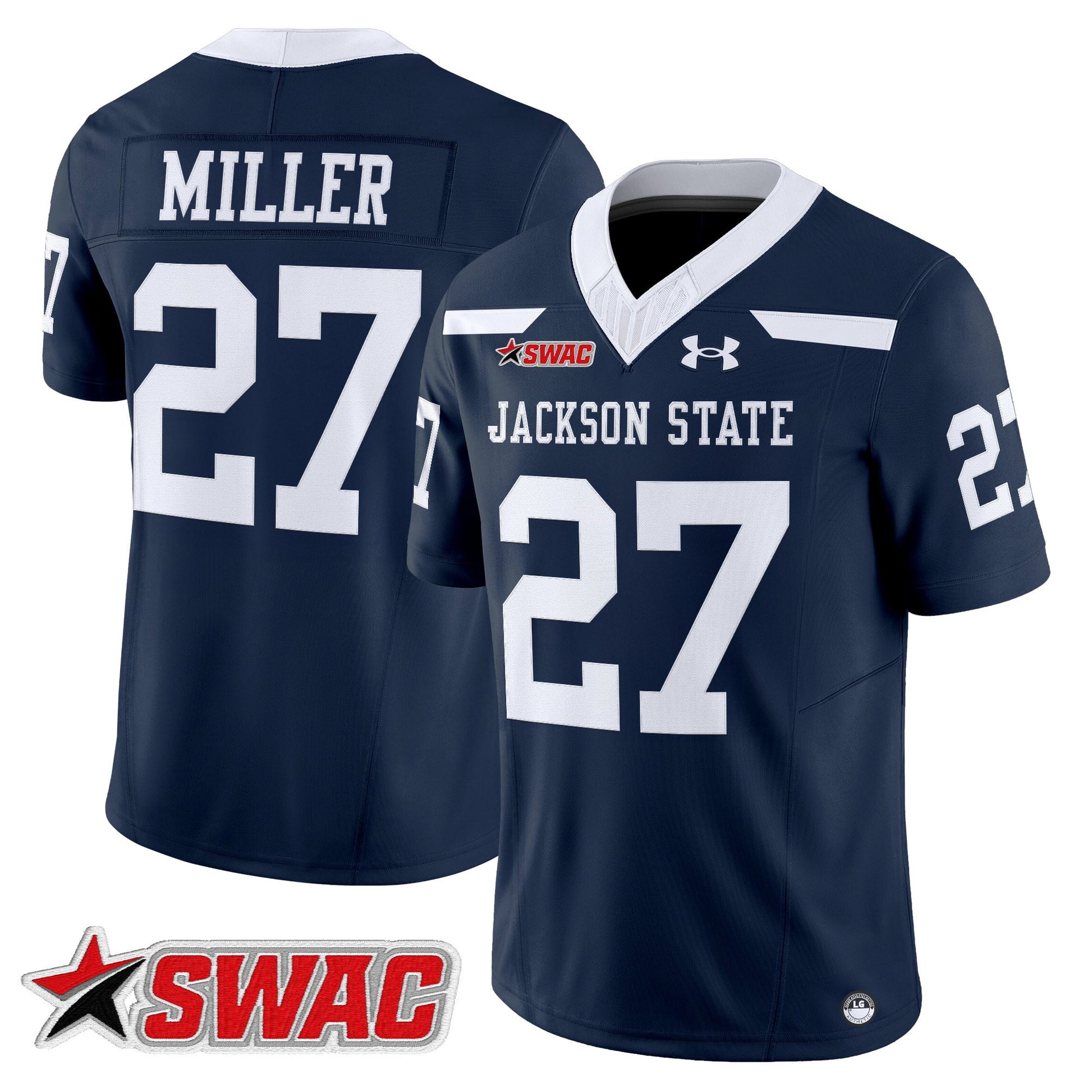 Men's Jackson State Tigers 2025 Vapor Limited Jersey - All Stitched