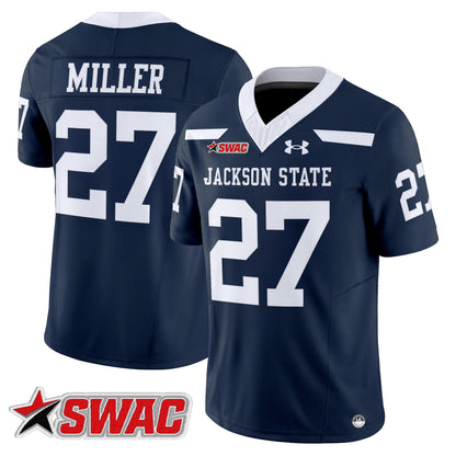 Men's Jackson State Tigers 2025 Vapor Limited Jersey - All Stitched