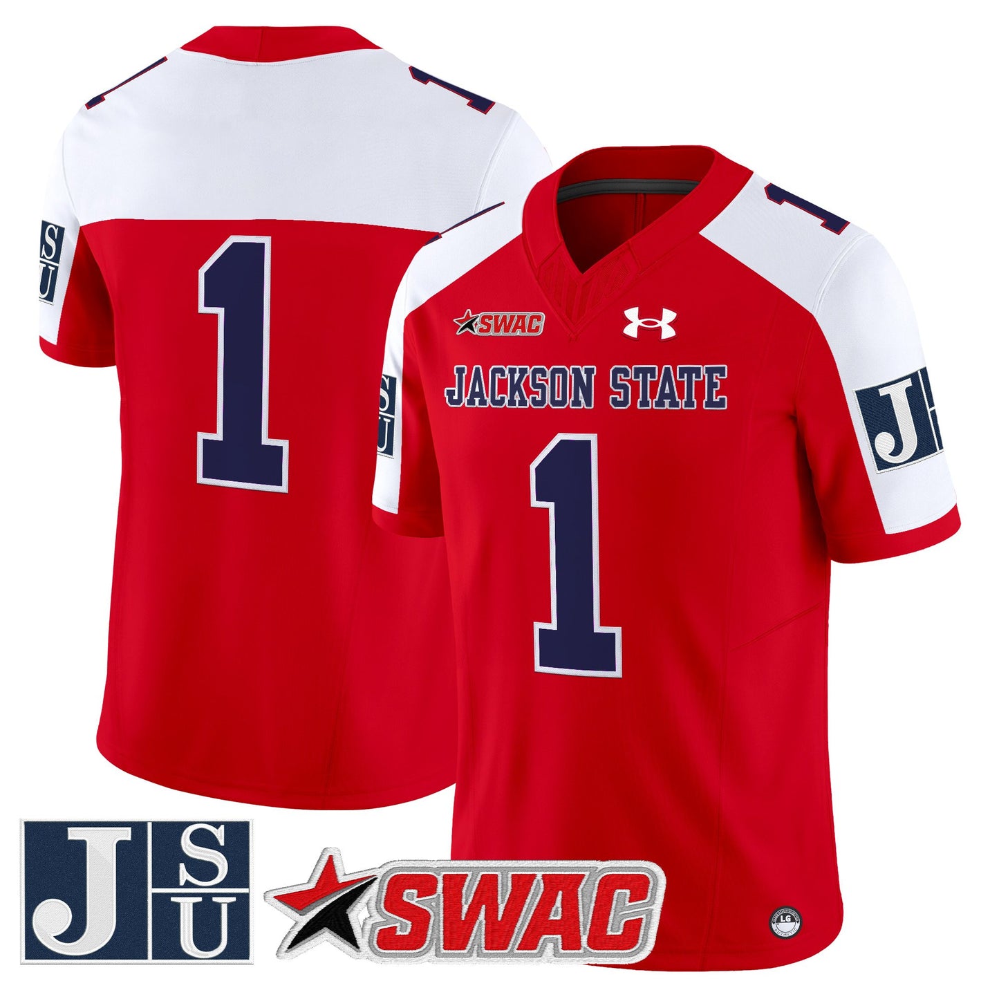 Men's Jackson State Tigers 2025 Vapor Limited Jersey - All Stitched