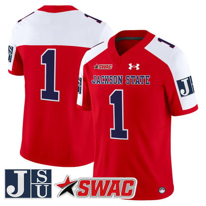 Men's Jackson State Tigers 2025 Vapor Limited Jersey - All Stitched