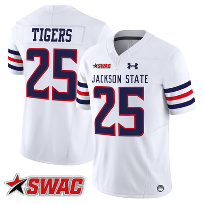 Men's Jackson State Tigers 2025 Vapor Limited Jersey - All Stitched