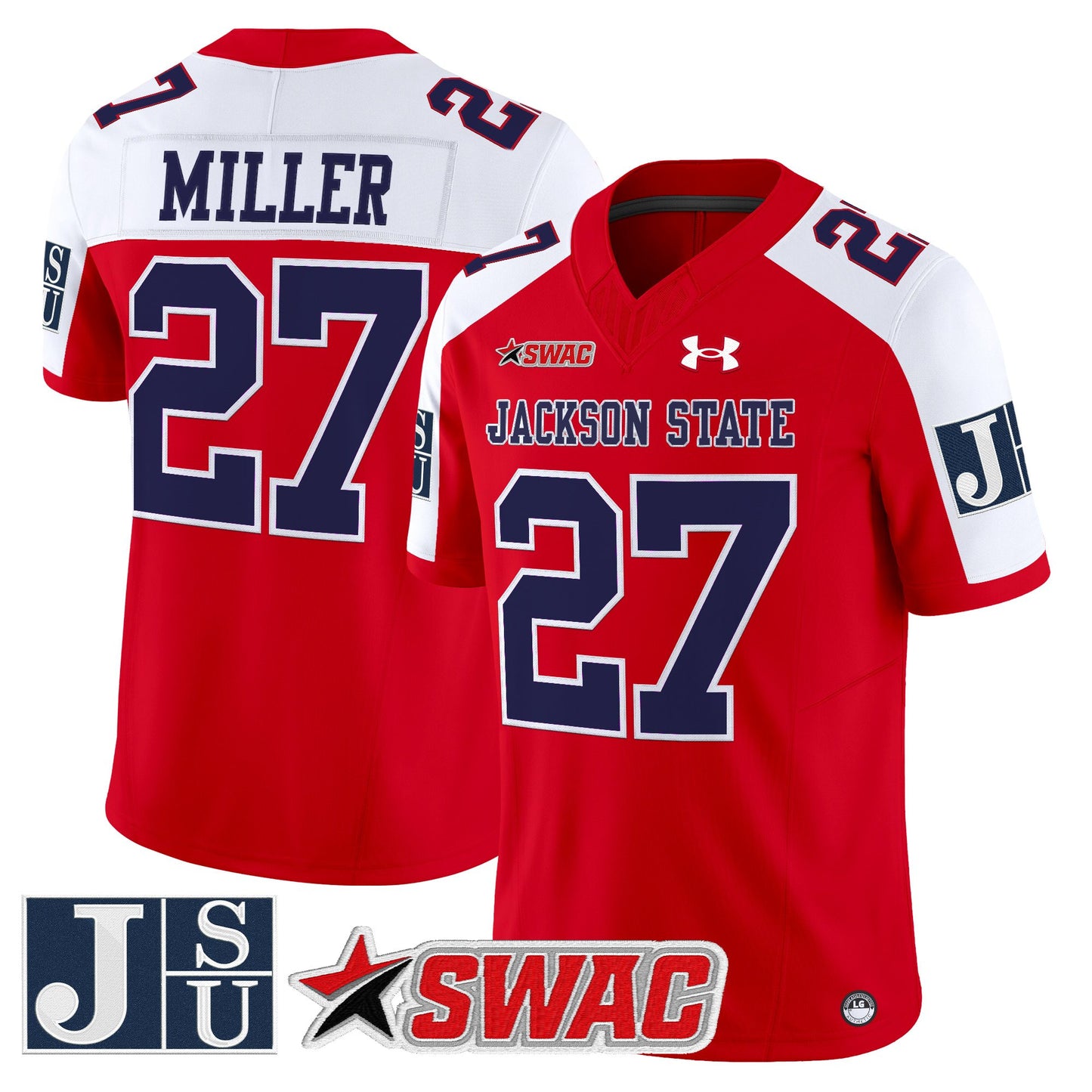 Men's Jackson State Tigers 2025 Vapor Limited Jersey - All Stitched