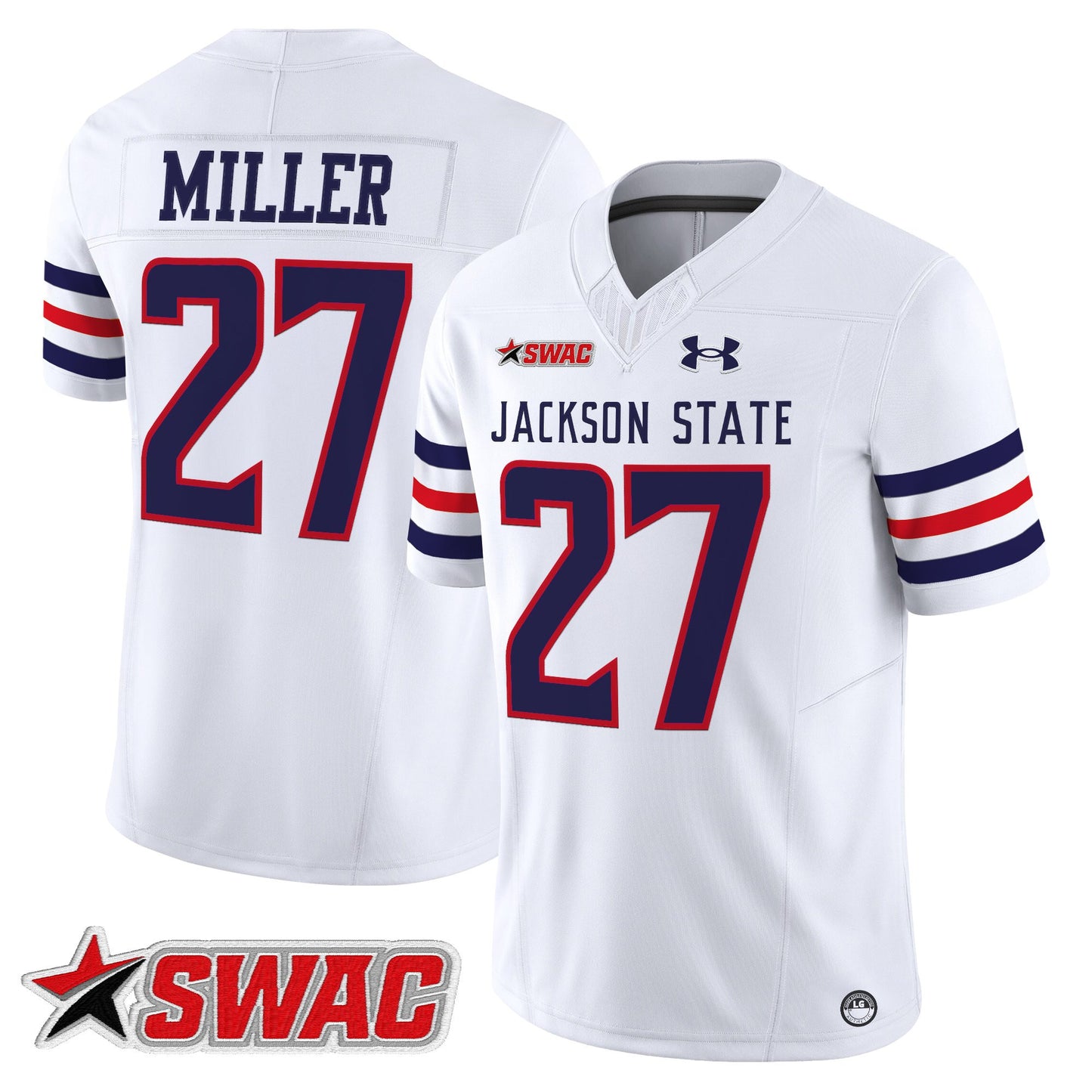 Men's Jackson State Tigers 2025 Vapor Limited Jersey - All Stitched