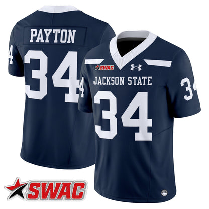 Men's Jackson State Tigers 2025 Vapor Limited Jersey - All Stitched