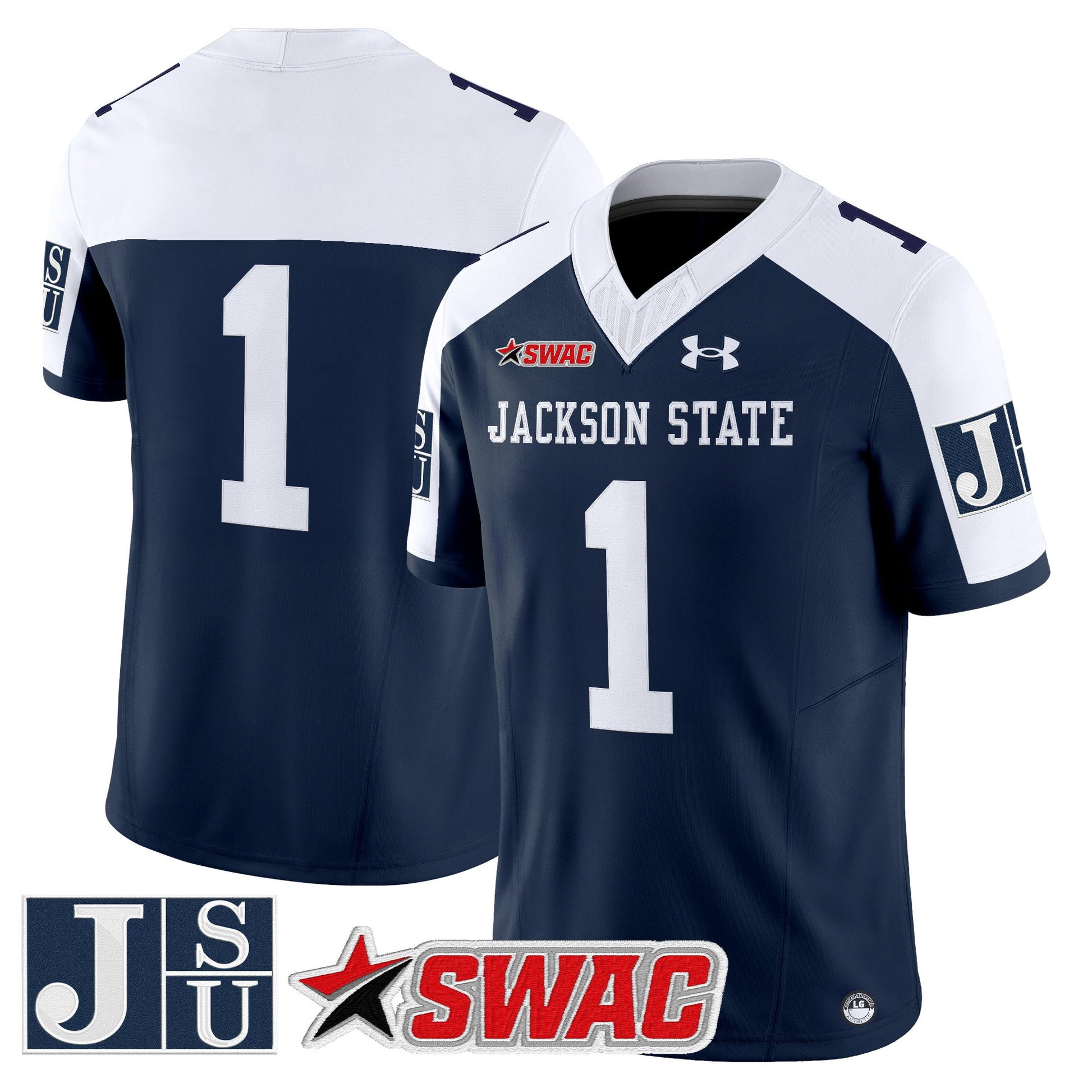 Men's Jackson State Tigers 2025 Vapor Limited Jersey - All Stitched