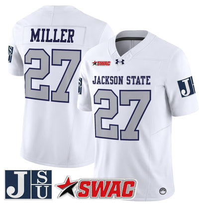 Men's Jackson State Tigers 2025 Vapor Limited Jersey - All Stitched