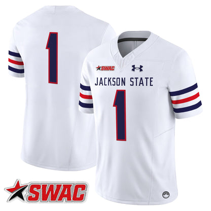 Men's Jackson State Tigers 2025 Vapor Limited Jersey - All Stitched