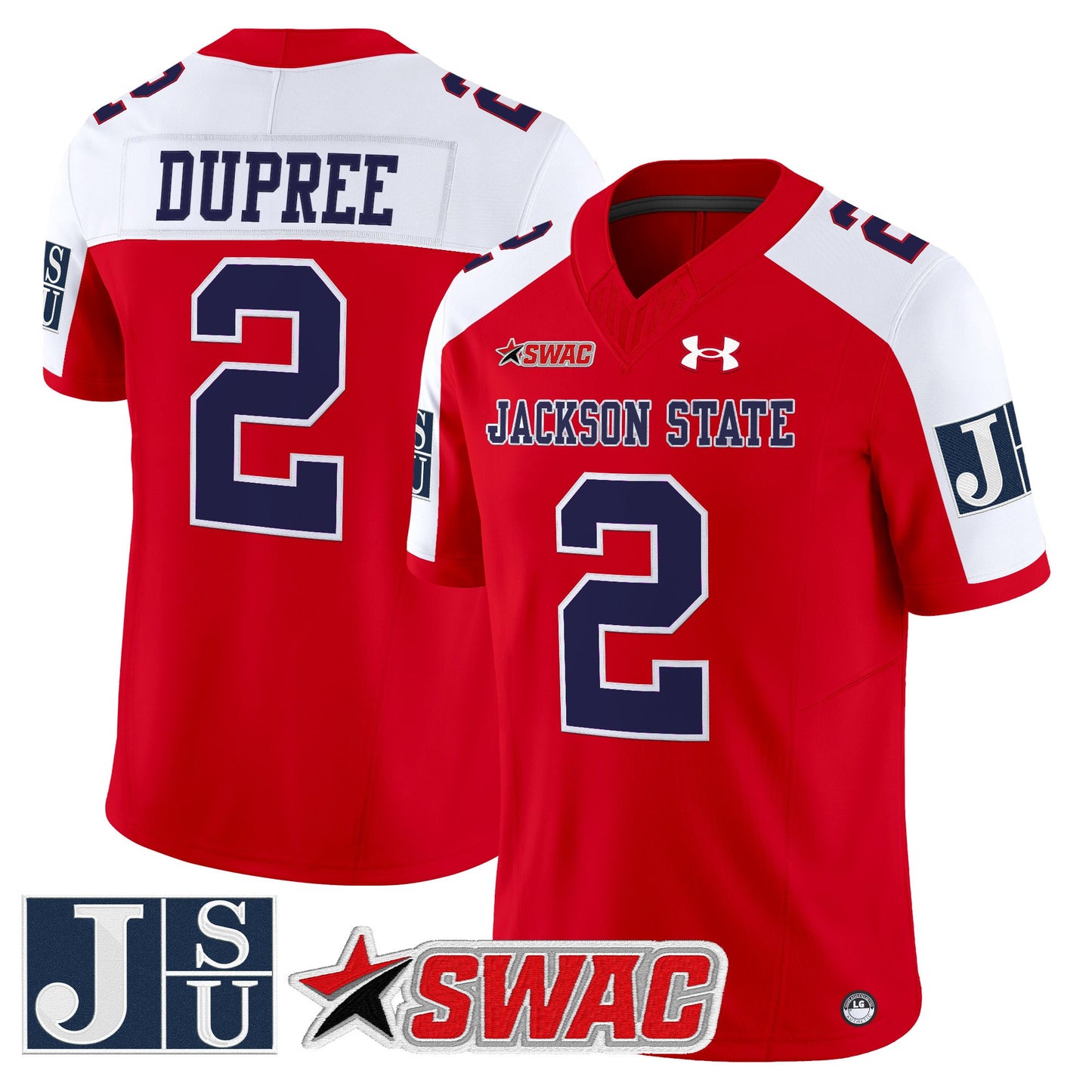 Men's Jackson State Tigers 2025 Vapor Limited Jersey - All Stitched