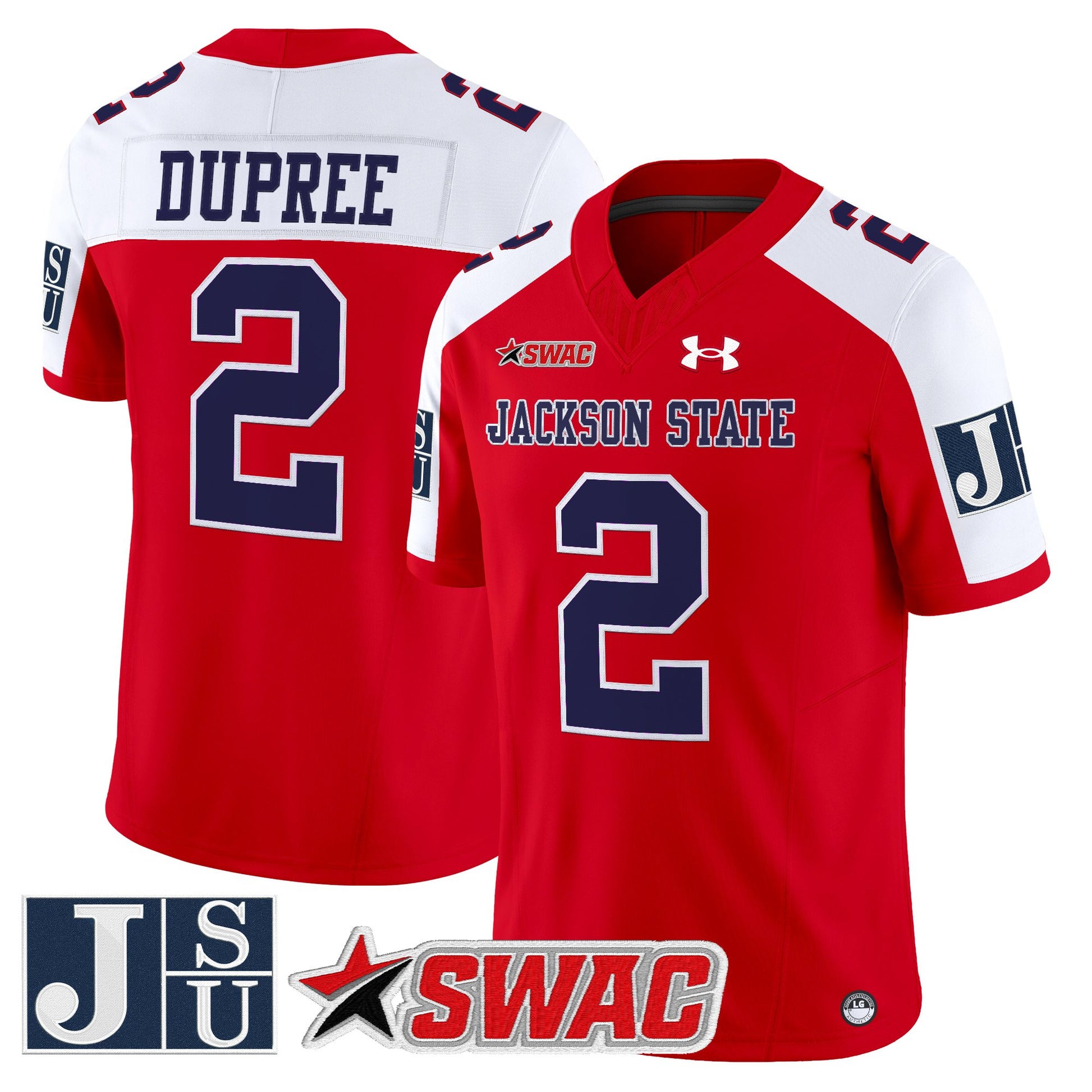 Men's Jackson State Tigers 2025 Vapor Limited Jersey - All Stitched