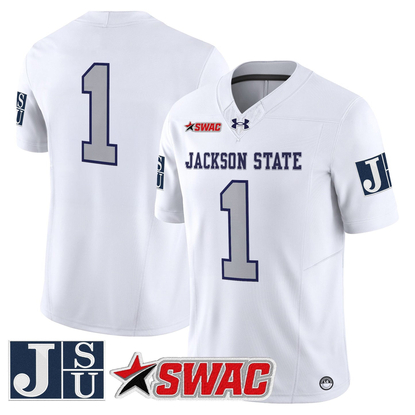 Men's Jackson State Tigers 2025 Vapor Limited Jersey - All Stitched