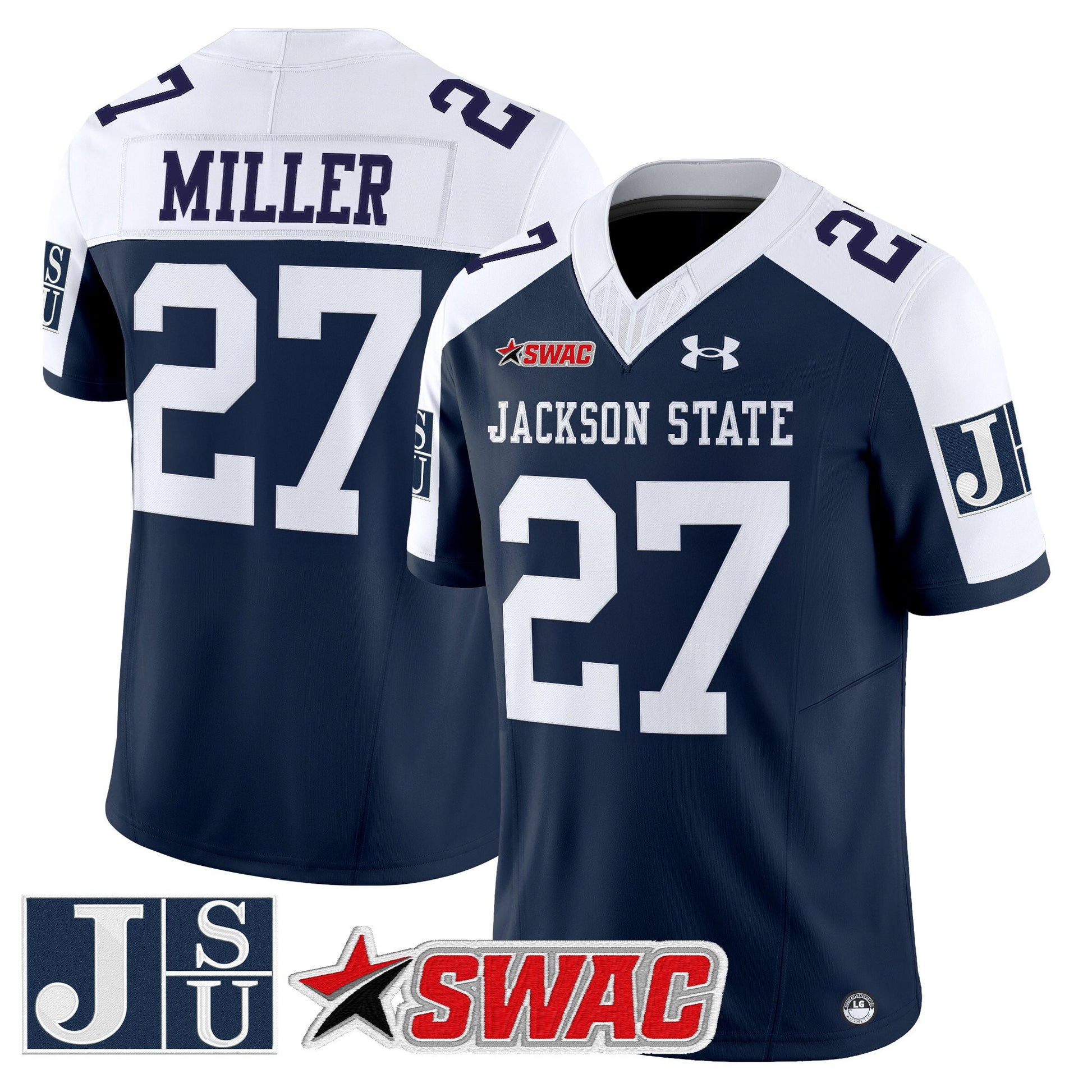 Men's Jackson State Tigers 2025 Vapor Limited Jersey - All Stitched