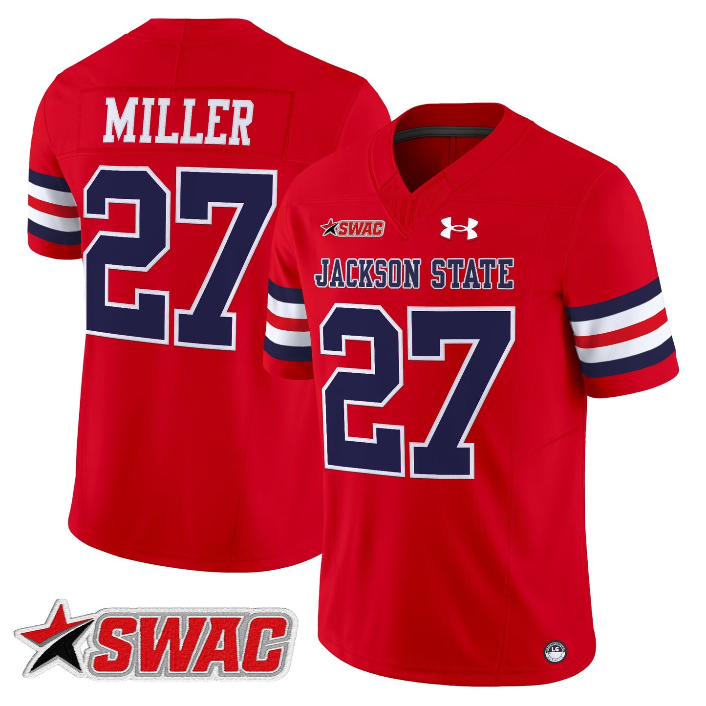 Men's Jackson State Tigers 2025 Vapor Limited Jersey - All Stitched