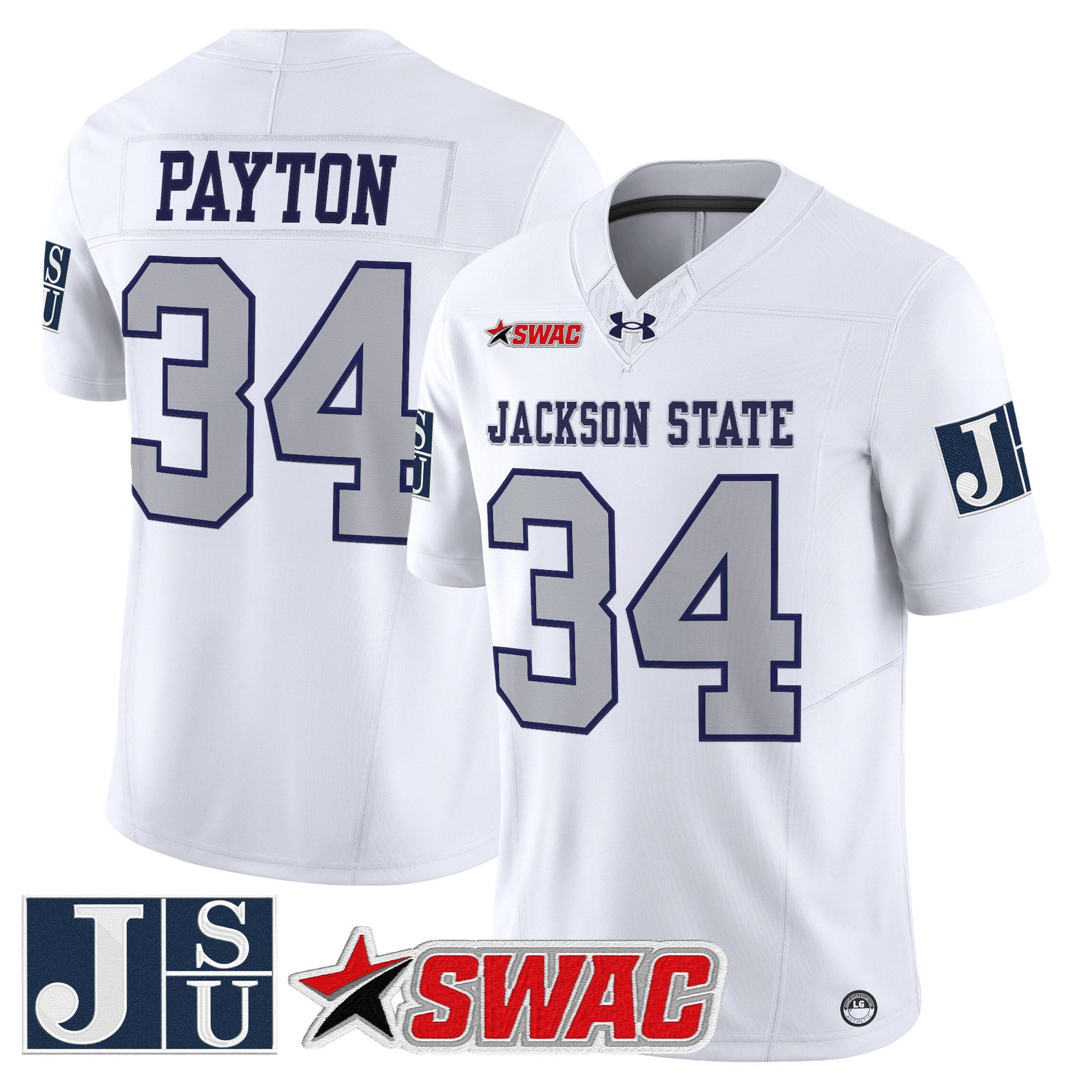 Men's Jackson State Tigers 2025 Vapor Limited Jersey - All Stitched