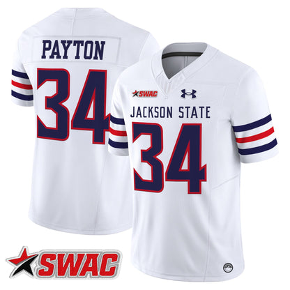 Men's Jackson State Tigers 2025 Vapor Limited Jersey - All Stitched