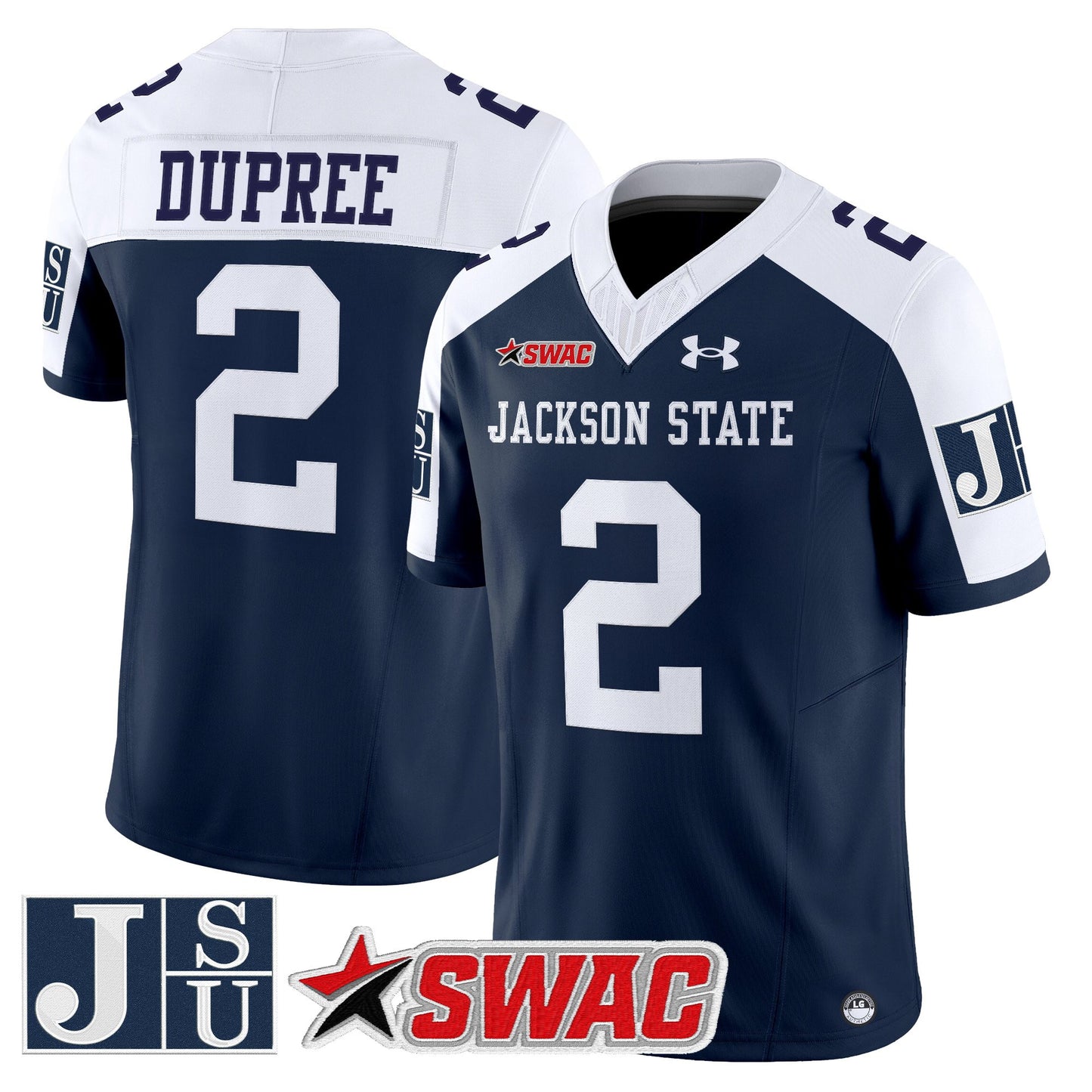 Men's Jackson State Tigers 2025 Vapor Limited Jersey - All Stitched