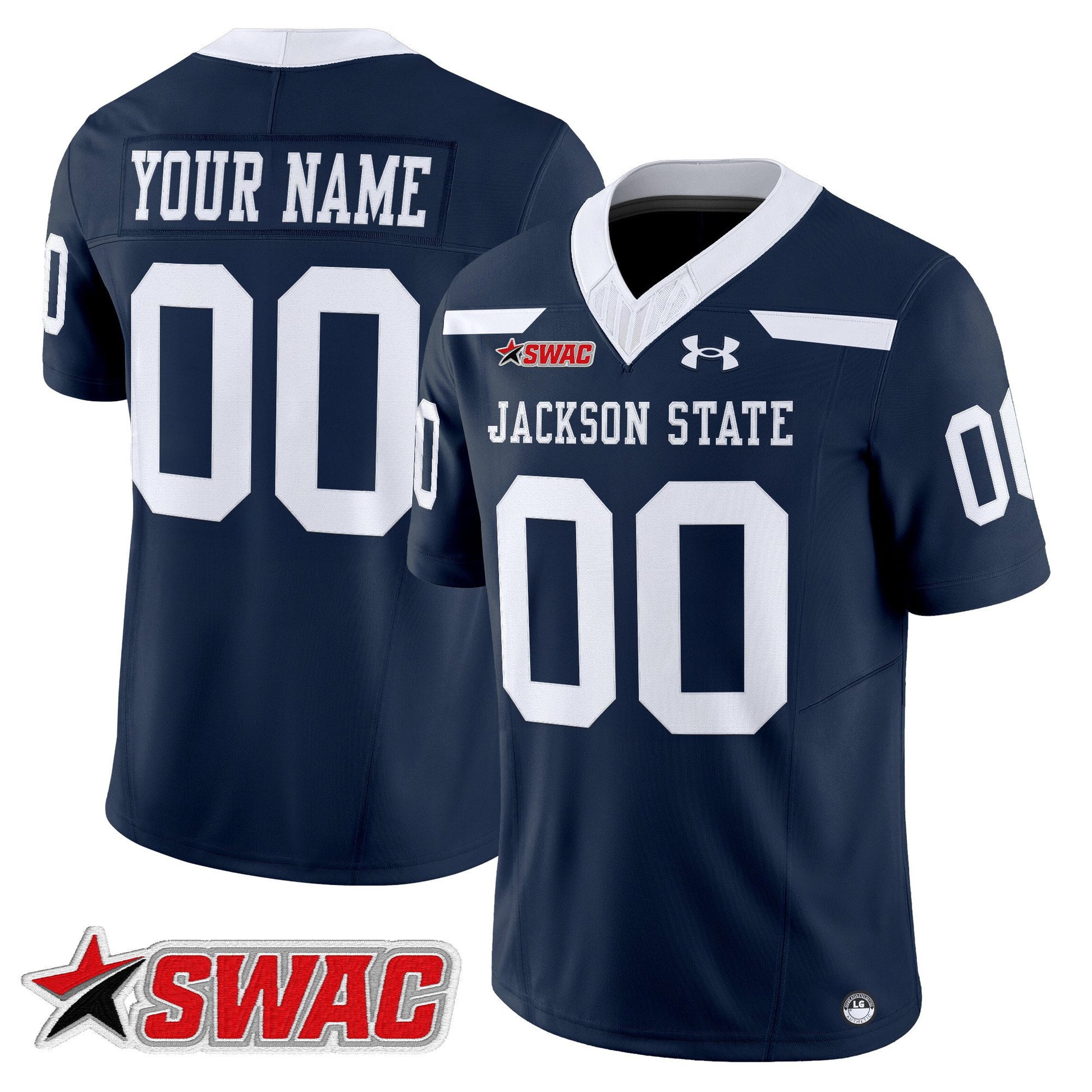 Jackson State Tigers 2025 Vapor Limited Custom Jersey - All Stitched