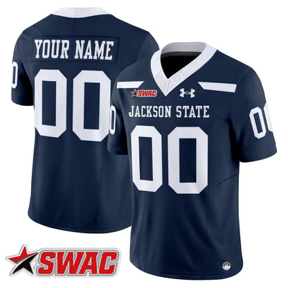 Jackson State Tigers 2025 Vapor Limited Custom Jersey - All Stitched