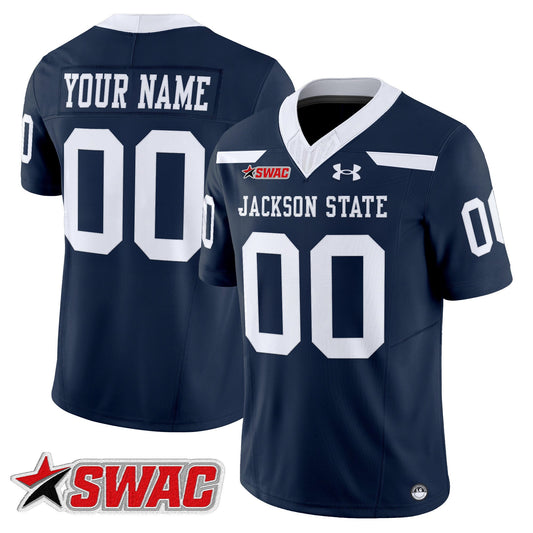 Jackson State Tigers 2025 Vapor Limited Custom Jersey - All Stitched