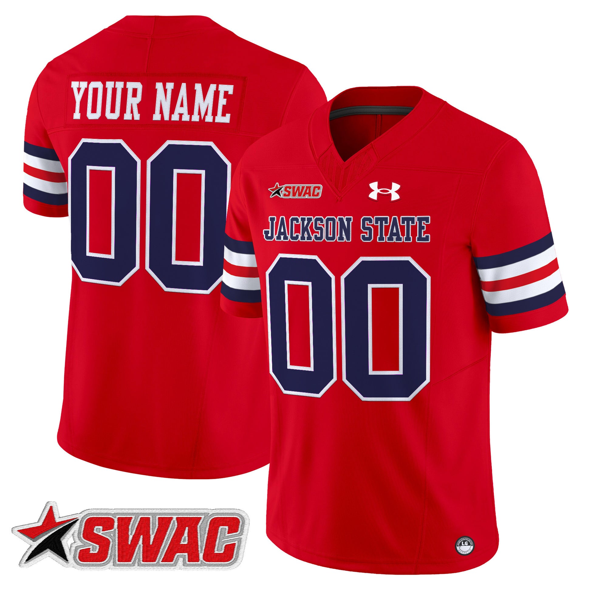 Jackson State Tigers 2025 Vapor Limited Custom Jersey - All Stitched