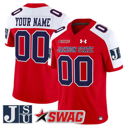 Jackson State Tigers 2025 Vapor Limited Custom Jersey - All Stitched