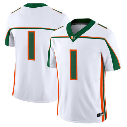 Miami Hurricanes Throwback Vapor Limited Jersey - All Stitched