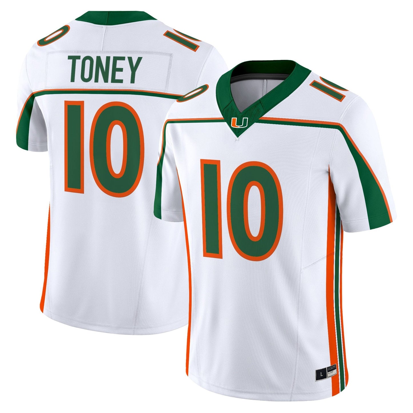 Miami Hurricanes Throwback Vapor Limited Jersey - All Stitched