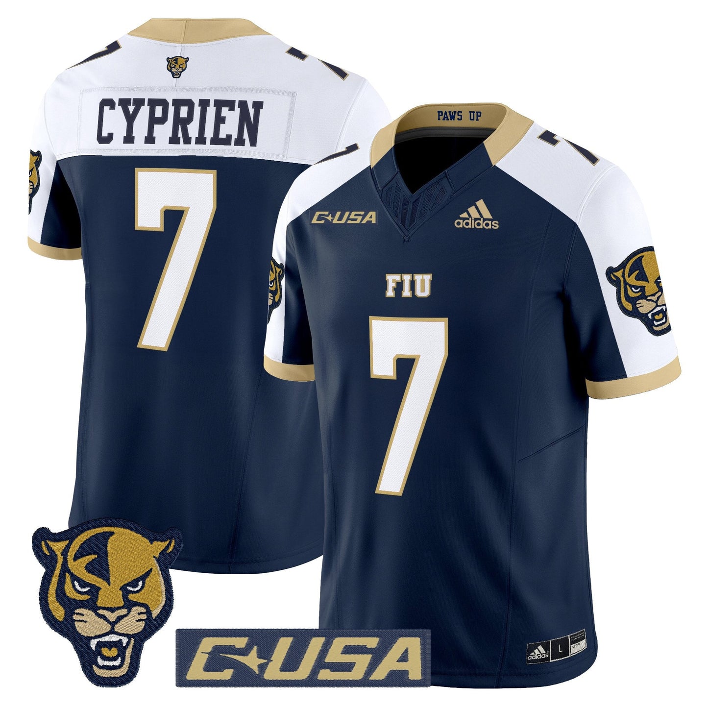 Men's Florida International Panthers 2025 Vapor Limited Jersey - All Stitched