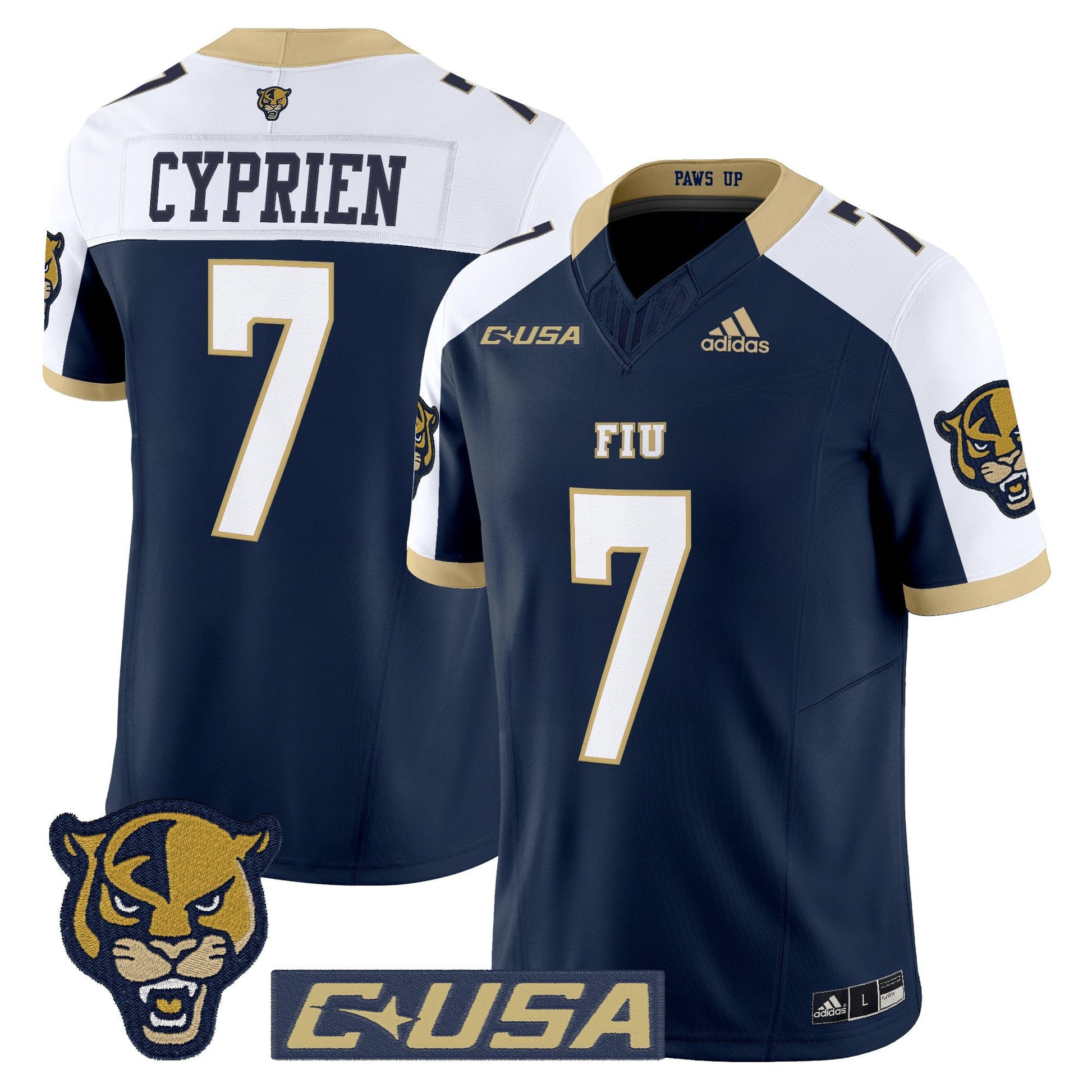 Men's Florida International Panthers 2025 Vapor Limited Jersey - All Stitched