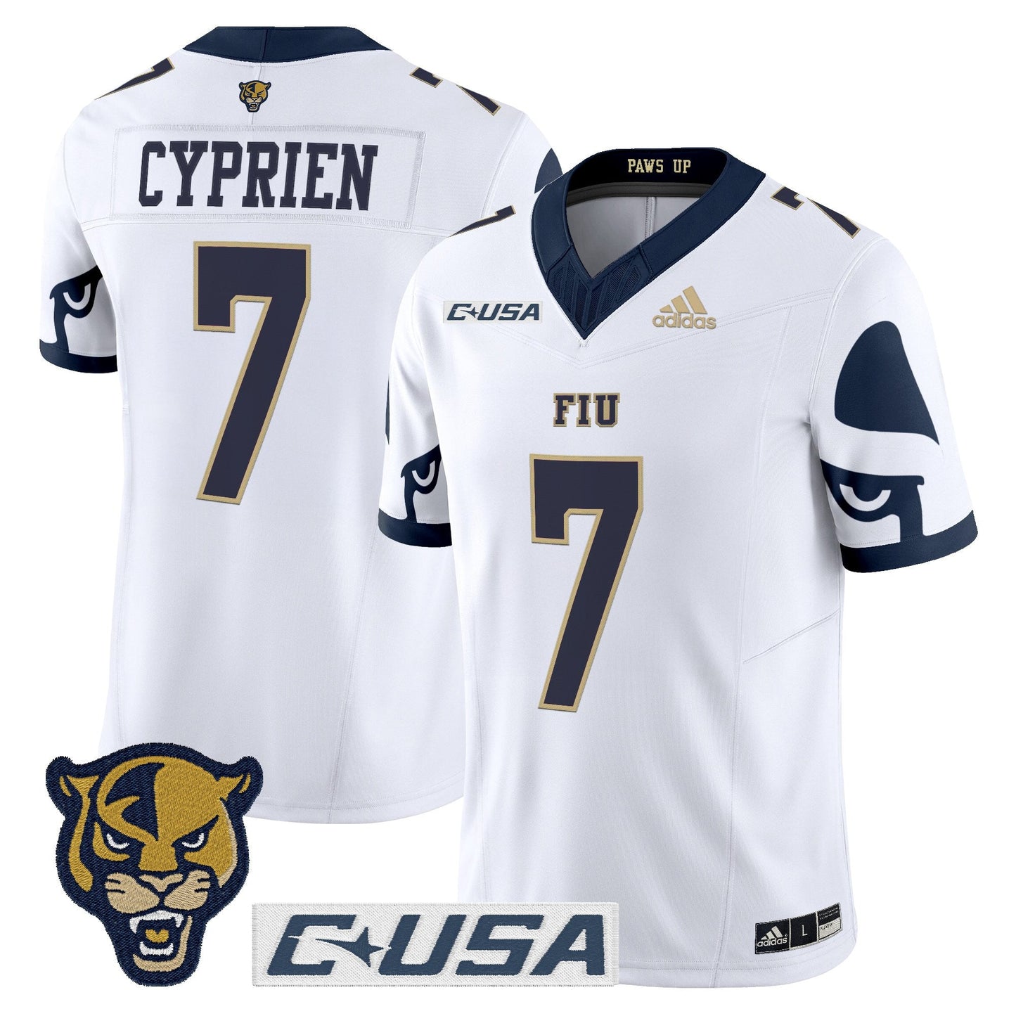 Men's Florida International Panthers 2025 Vapor Limited Jersey - All Stitched