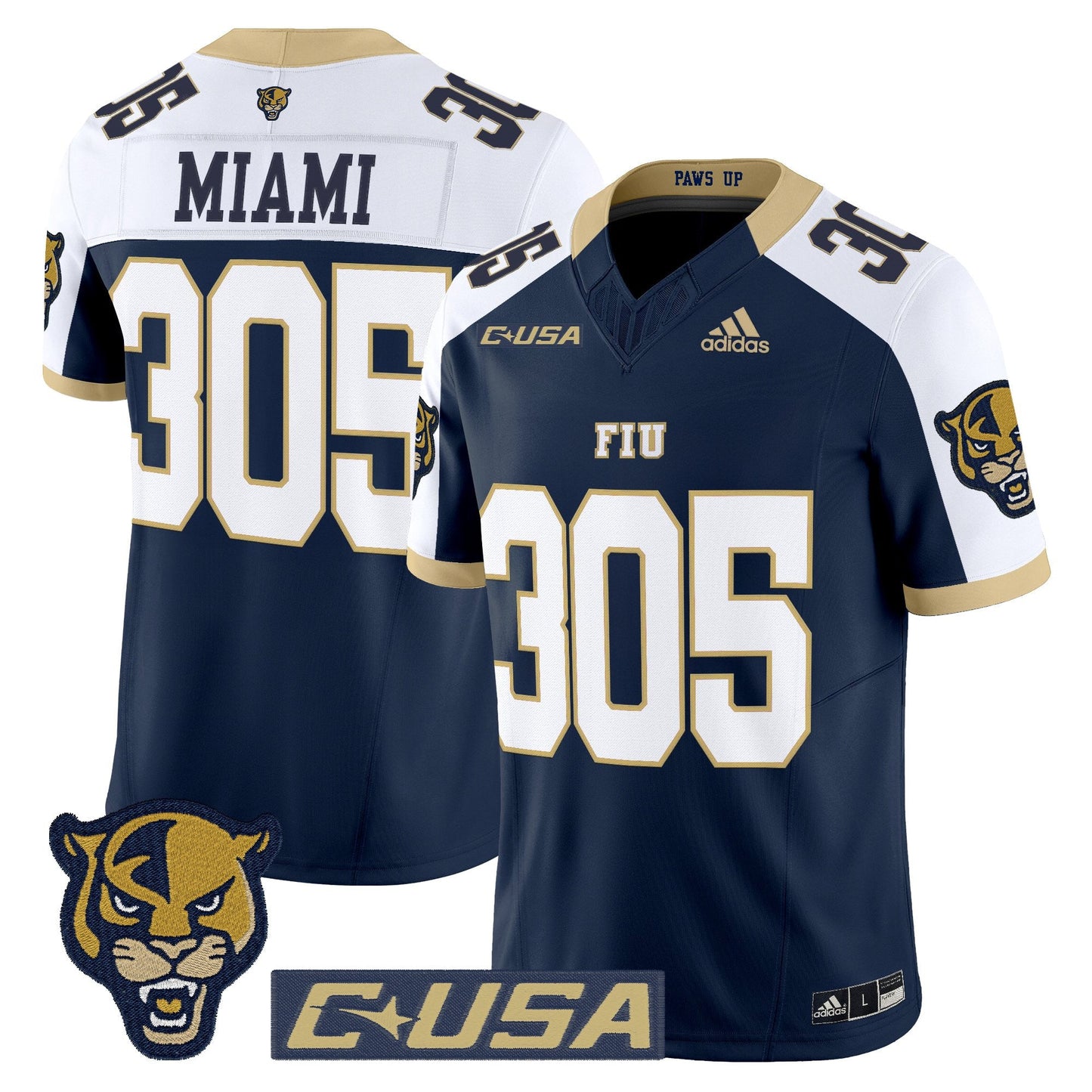 Men's Florida International Panthers 2025 Vapor Limited Jersey - All Stitched