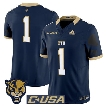 Men's Florida International Panthers 2025 Vapor Limited Jersey - All Stitched